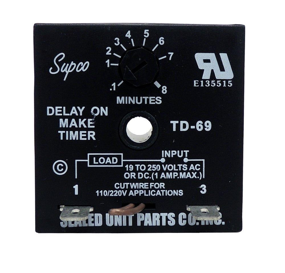 SUPCO Supco TD69 Time Delay on Make Relay 24 Volt