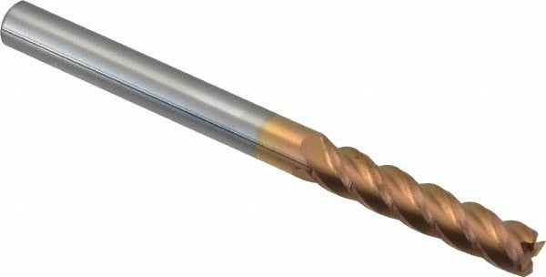ACCUPRO Accupro 12183008 Corner Radius End Mill 1/4 in 4 Flute Ticn
