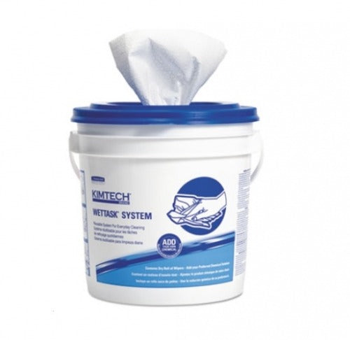 KIMBERLY-CLARK Kimberly-Clark KCC06411 Wypall CriticalClean WetTask Wipers and Bucket 1 Carton