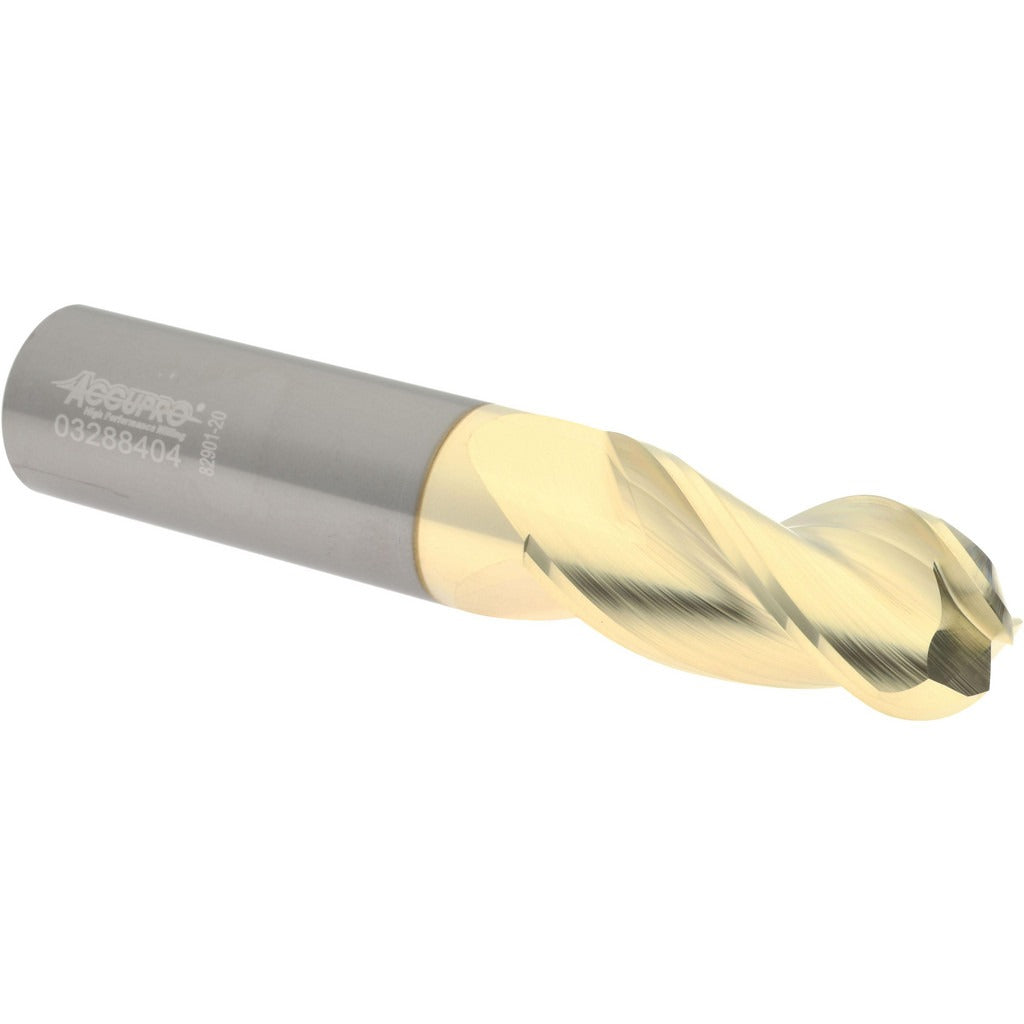 ACCUPRO Accupro 315326 Ball End Mill 3/4 in 3 Flute Carbide Zrn