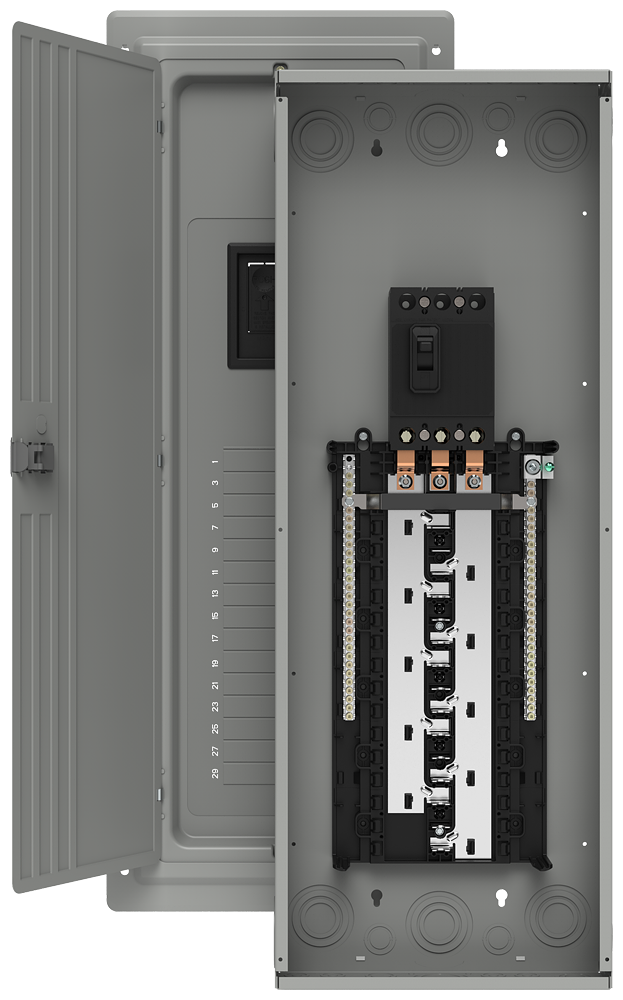 Siemens S3054B3200 ES Series Three Phase Main Breaker Load Center 120/240 VAC 200 A