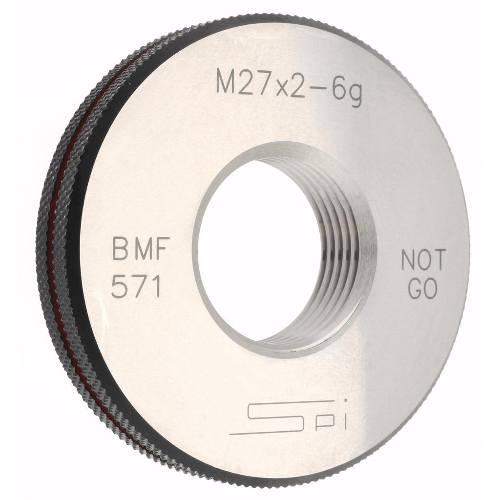 SPIROTHERM Spi 34-514-0 Threaded Ring Gage M27 X 2.00 Class 6G No Go