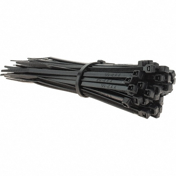 PRO-SOURCE Pro-source TSL-100-M-IB-PRO 4in Black Nylon Cable Tie 18lb