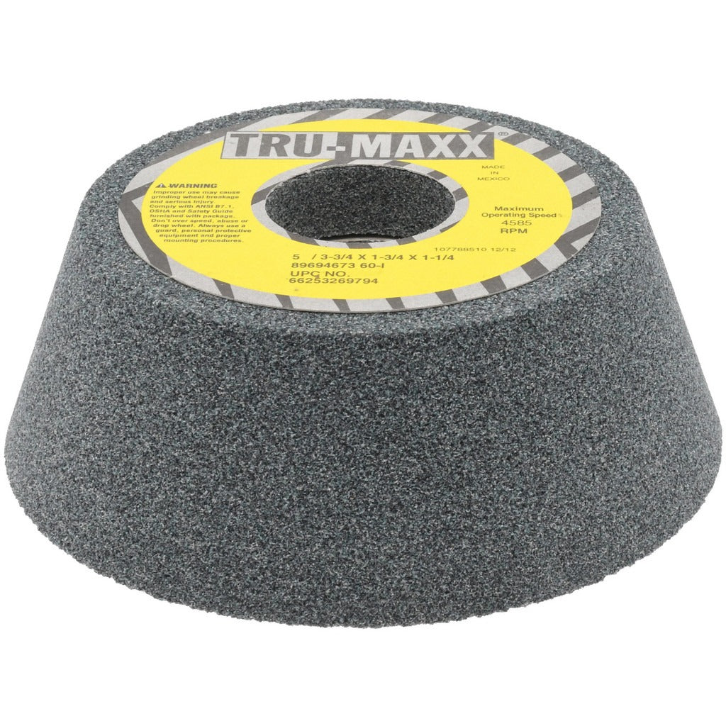 TRU-MAXX Tru-maxx 66253269794 Type 11 Grinding Wheel 5 in 60 Grit