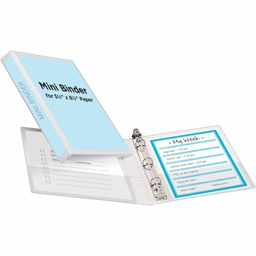 AVERY Avery AVE27726 Mini View Binder 1/2 Inch Round Rings