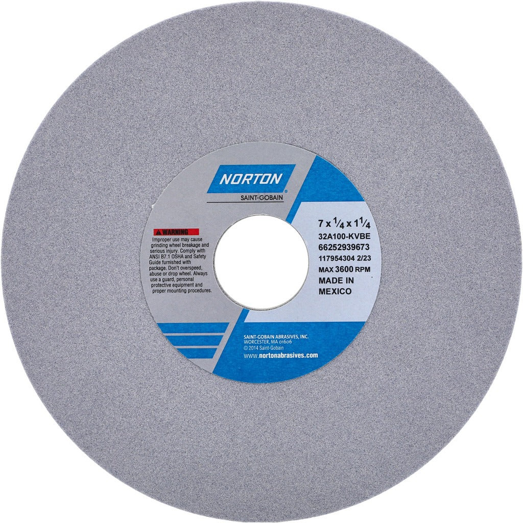 NORTON Norton 66252939673 Surface Grinding Wheel 7in 100 Grit
