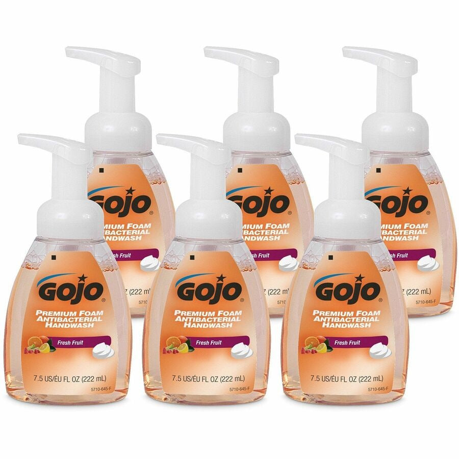 GOJO Gojo GOJ571006CT Premium Foam Antibacterial Handwash (7.5 fl oz / 6 per carton)