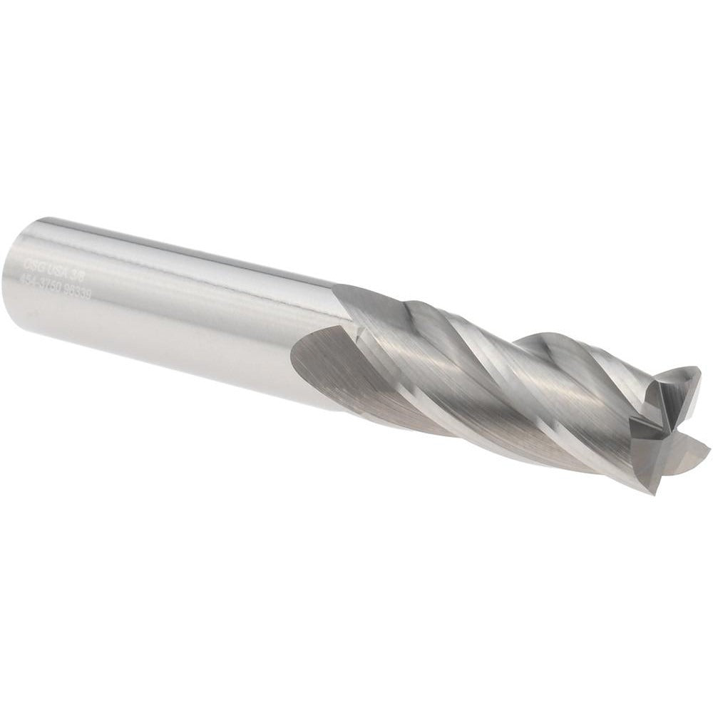 OSG Osg 454-3750 Square End Mill 0.375 in 4 Flute Carbide