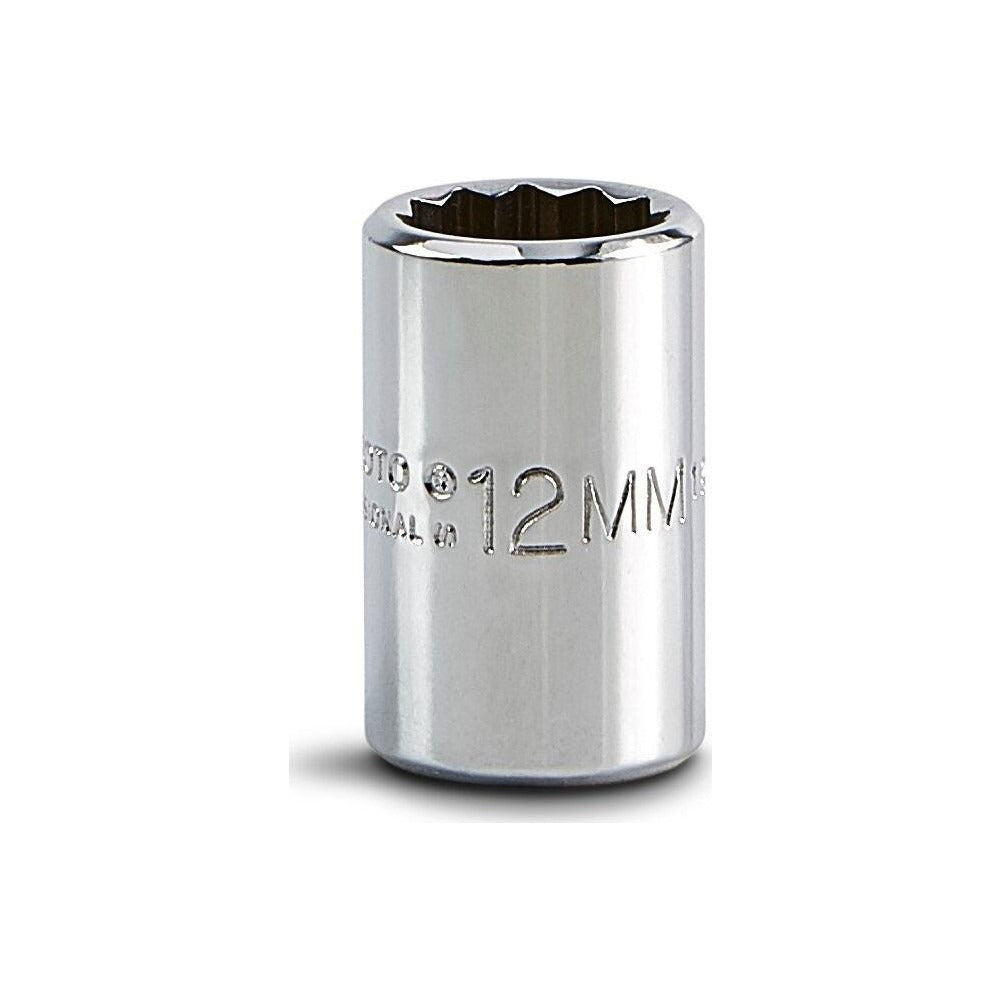 PROTO Proto J5212M 12mm 12-point 3/8 Drive Hand Socket