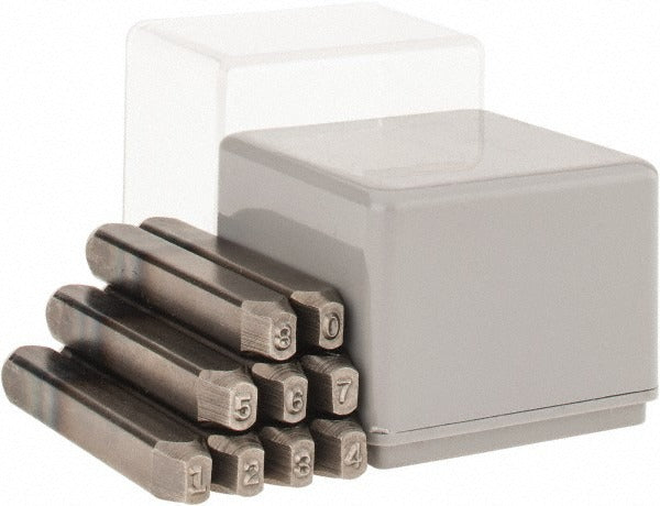 C H HANSON C.h. Hanson 25561 Reverse Number Stamp Set 9 Piece