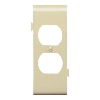 Pass & Seymour PJSC8I 1-Duplex Receptacle Ivory Smooth Nylon Semi-Jumbo Center Sectional Wallplate