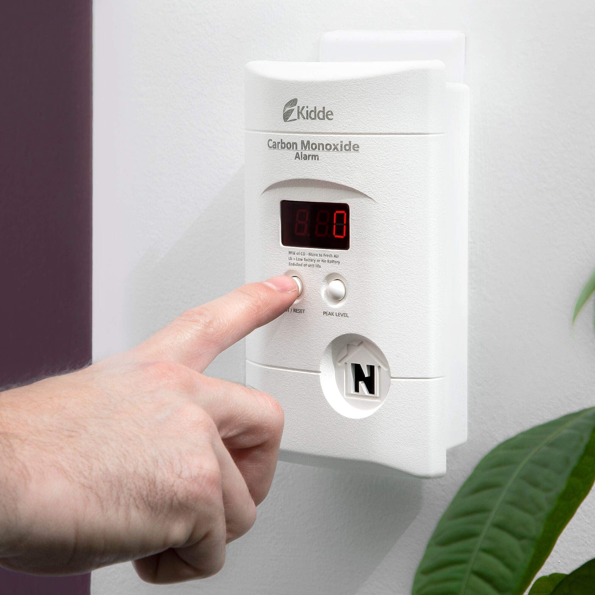 KIDDE Kidde KN-COPP-3 Direct Plug-In AC/DC CO Alarm 120 VAC with 9V Battery Backup (1 Each) KN-COP-DP-10YL