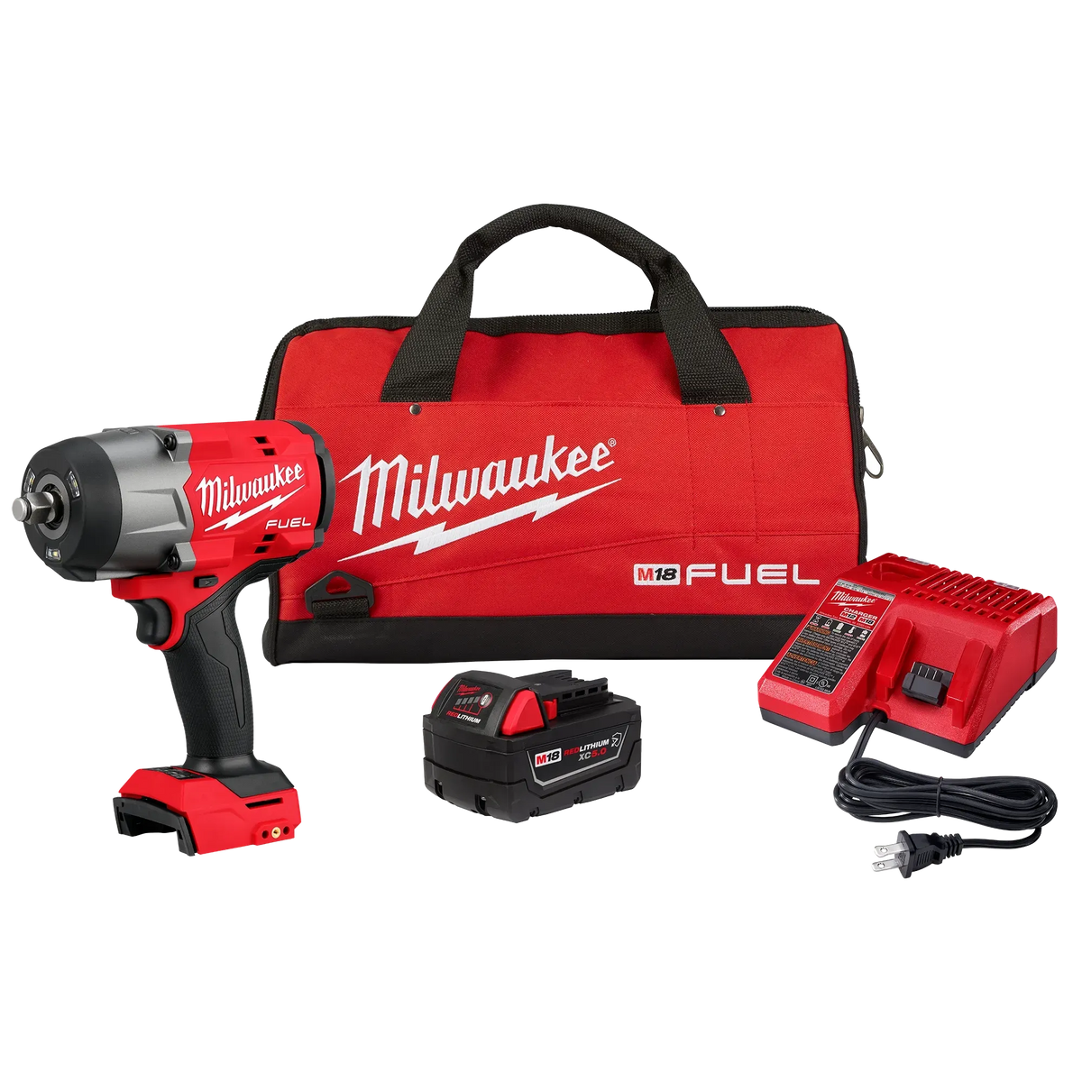 Milwaukee 2967-21B M18 FUEL 1/2 in Impact Wrench with Friction Ring Kit