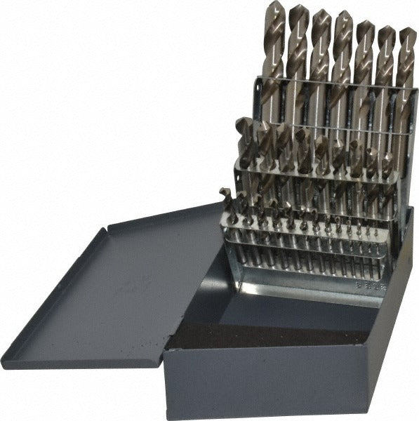 CLEVELAND CONTROLS Cleveland C00980 Screw Machine Drill Bit Set 29 Pc Hss