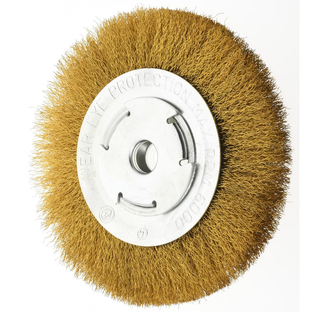 VALUE COLLECTION Value Collection 0315012320 Wheel Brush 6 in Crimped Brass