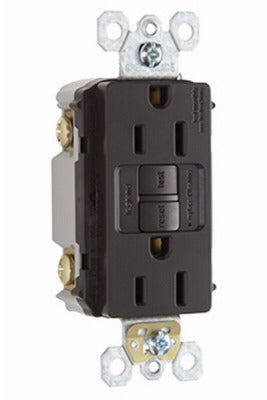 LEGRAND Pass Seymour 1597CCD12 Gfci Outlet 15A 125V Brown 12-pack