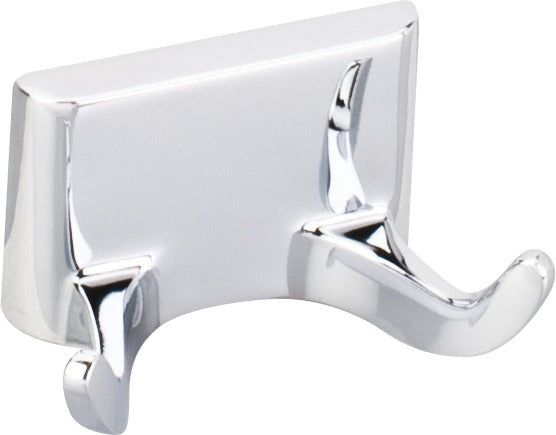 ELEMENTS Elements BHE1-02PC-R Bridgeport Double Robe Hook Chrome