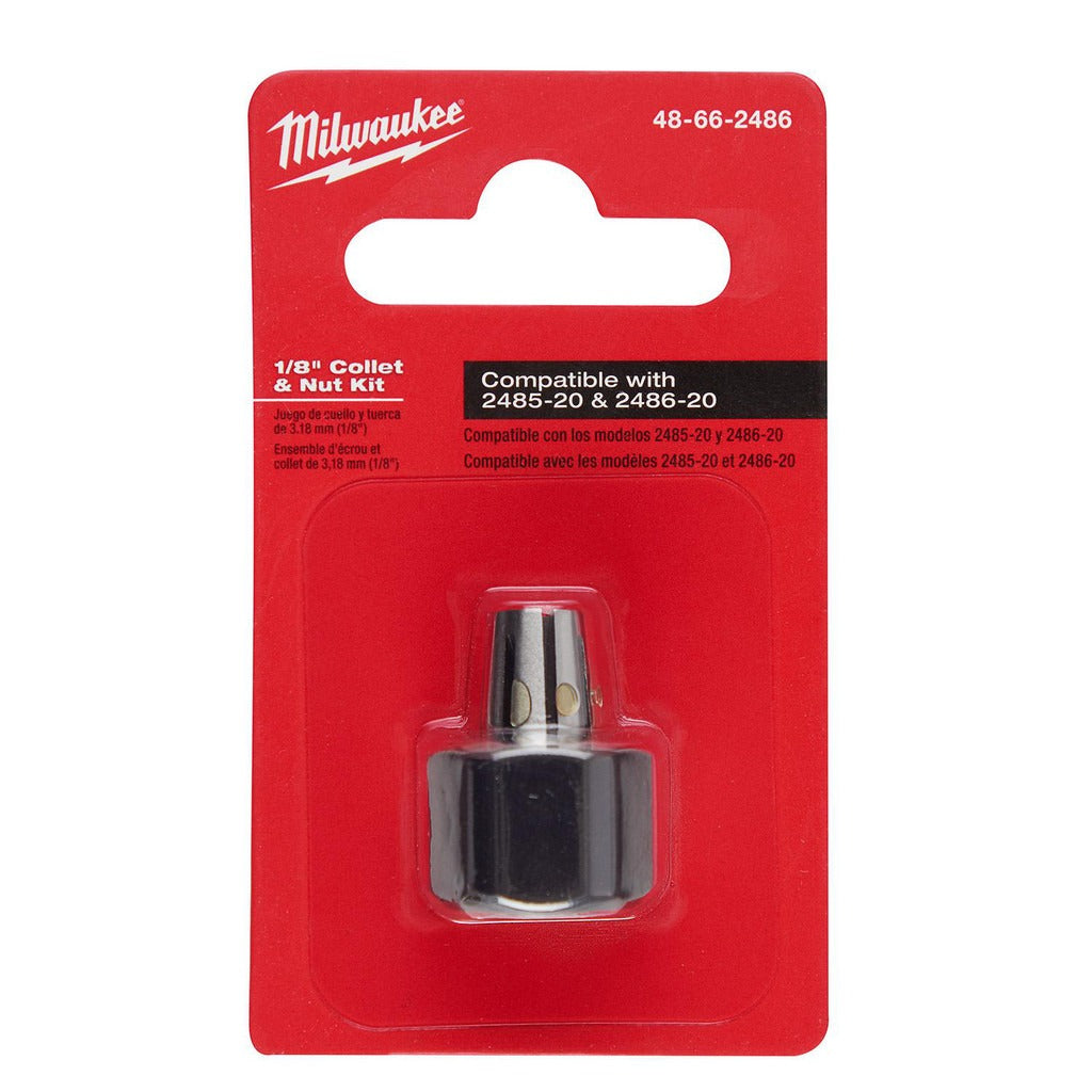 MILWAUKEE Milwaukee Tool 48-66-2486 Collet Nut 1/8 Inch Die Grinder