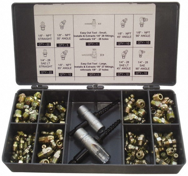 PRO-LUBE Pro-lube GFTESOKITSAE101 101 Piece Grease Fitting Set