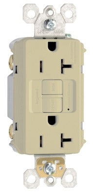 LEGRAND Pass Seymour 2097ICCD12 Gfci Outlet 20A 125V Ivory 12 Pack