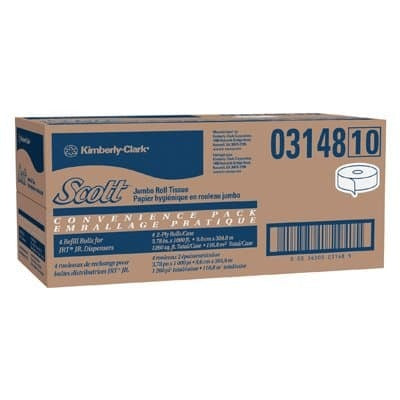KIMBERLY-CLARK Kimberly-Clark KCC03148 Scott Jrt Jr. Jumbo Roll Bath Tissue (Case of 4)