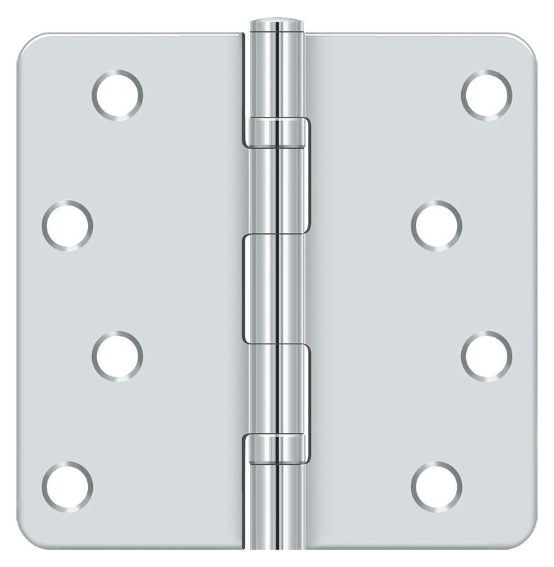 DELTANA Deltana S44R4BB26 4x4 Ball Bearing Hinge Bright Chrome