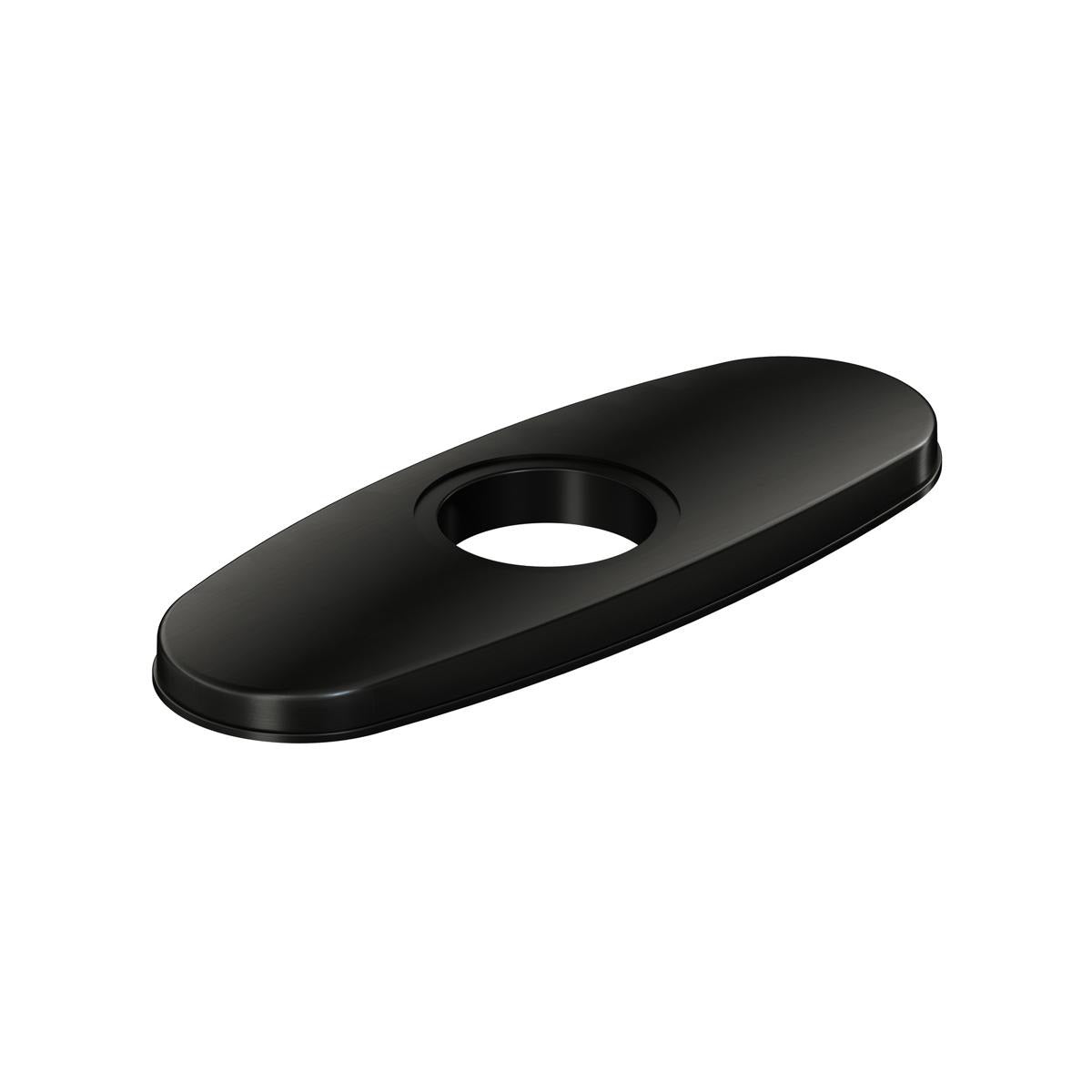 BSC PREFERRED Bsc Preferred LK135BK 3-hole Faucet Deck Plate Black Stainless