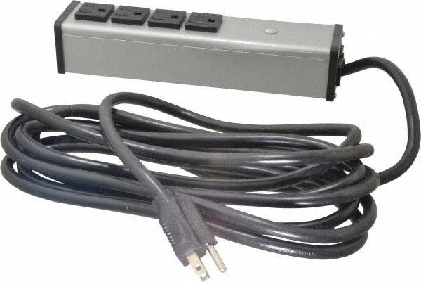 WIREMOLD Wiremold UL101BD Power Outlet Strip 4 Outlet 15A 120V