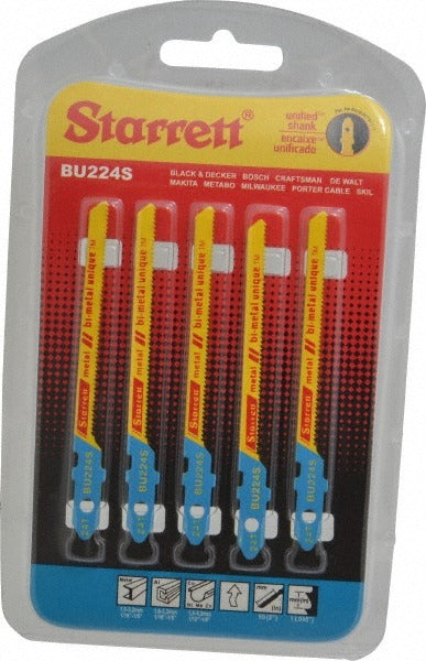 STARRETT Starrett 68729 Jigsaw Blade Bi-metal 24 Tpi U-shank
