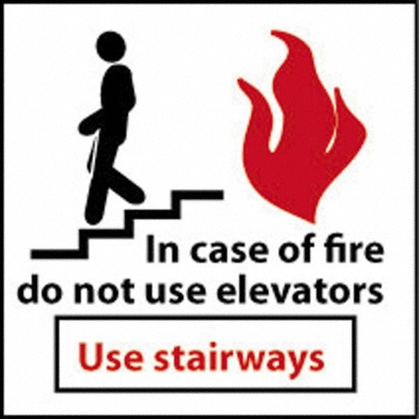 ACCUFORMNMC Accuformnmc S31R Exit Fire Sign Wall Mount Plastic