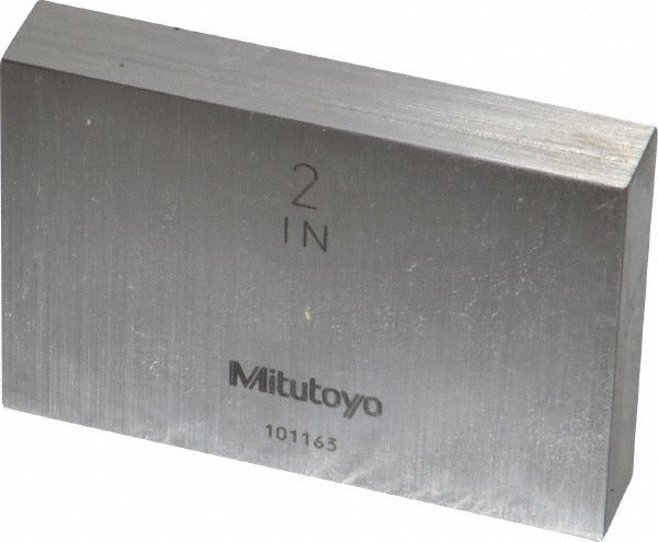MITUTOYO Mitutoyo 611202-531 Steel Gage Block 2 in Grade 0