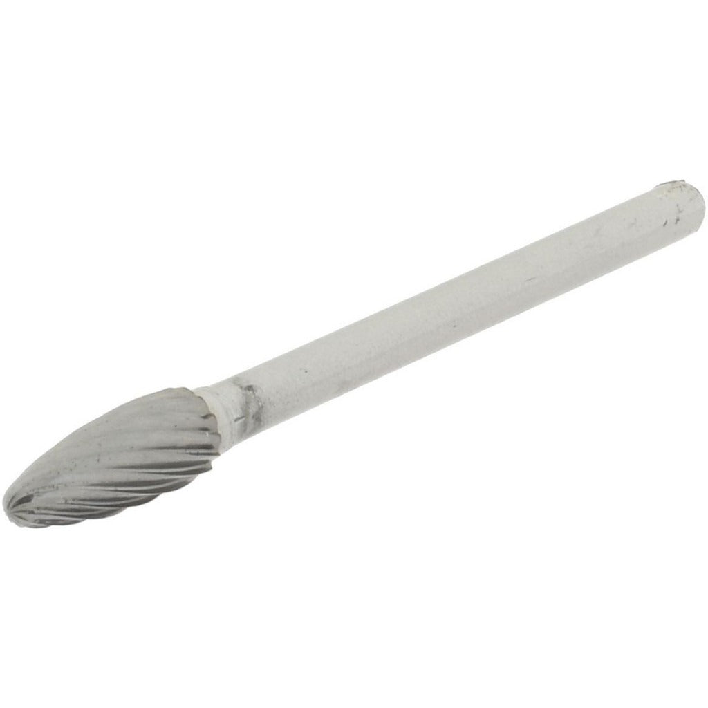 HERTEL Hertel SZ0004F Flame Abrasive Bur 3/16 in Solid Carbide