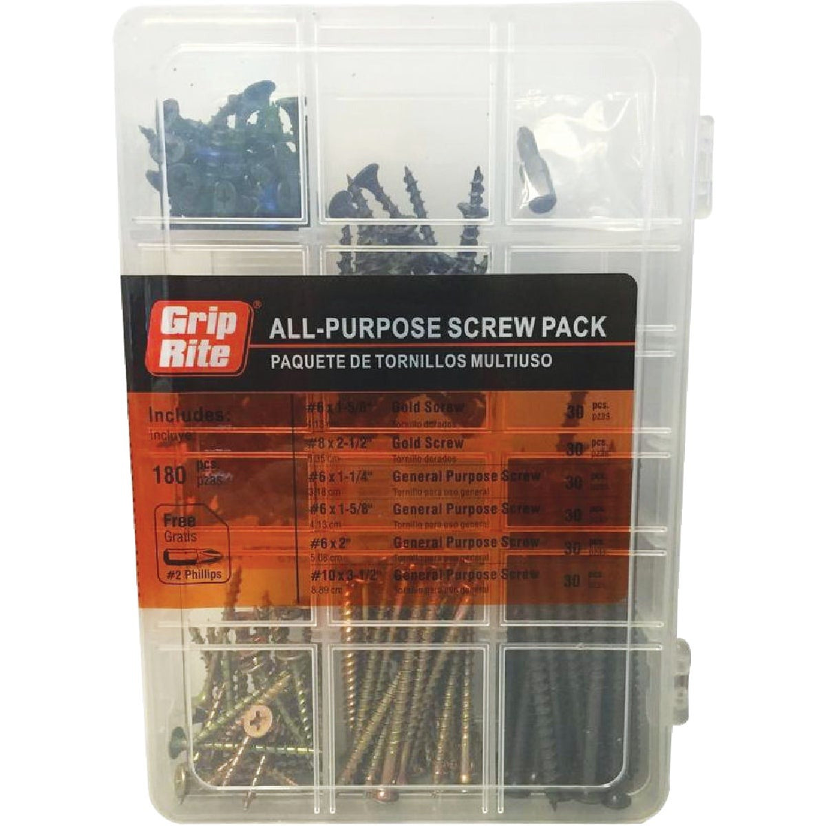 BSC PREFERRED Bsc Preferred DIB200038 Interior Screw Assortment Kit