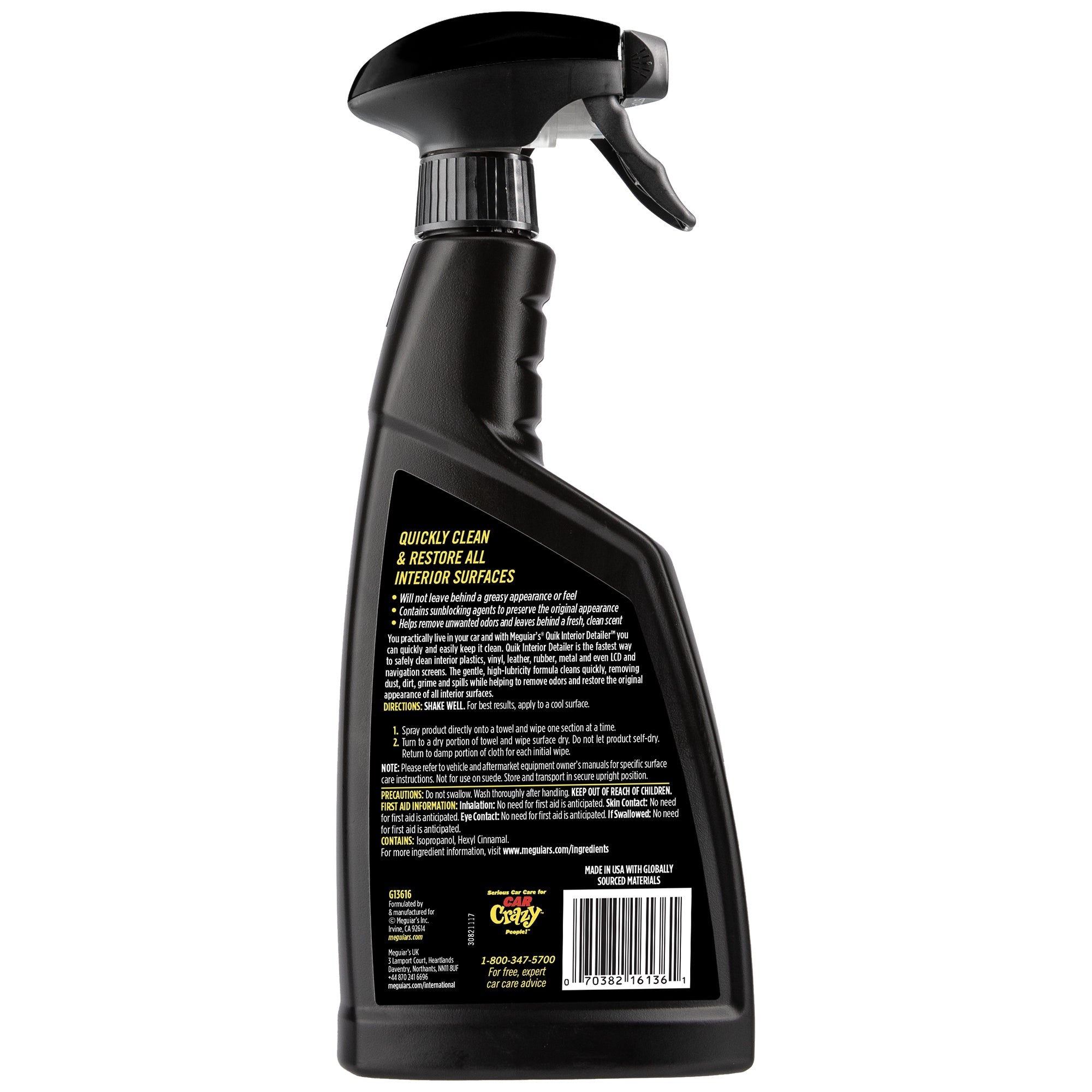 MEGUIAR'S Meguiar'S G13616 Quik Interior Detailer Cleaner (16 oz)