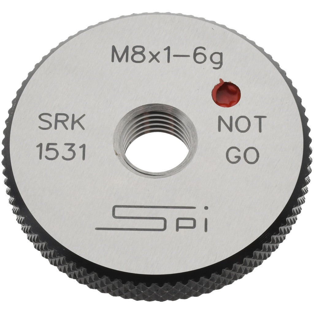 SPIROTHERM Spi 34-480-4 Threaded Ring Gage M8x1 Metric 6G No Go