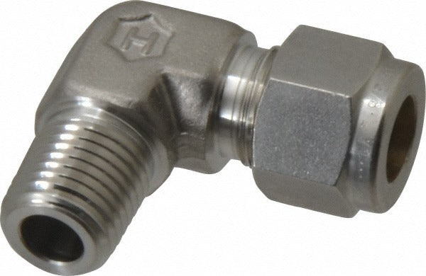 HAM-LET Ham-let 3000448 Compression Male Elbow 1/4 in Mnpt 316 Ss