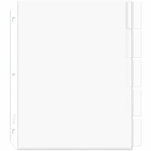 C-LINE C-line CLI05557 Clear Sheet Protector with Index Tabs