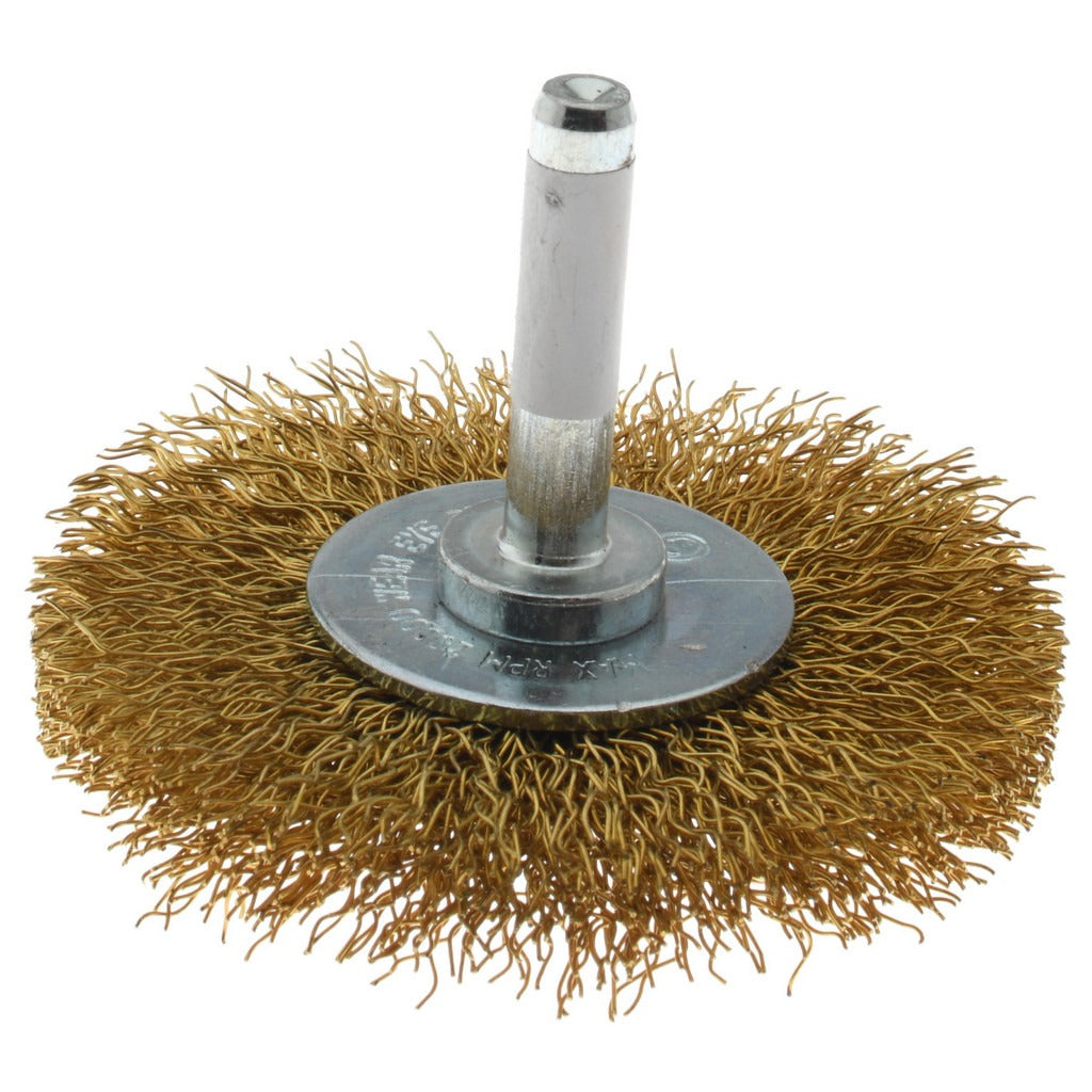VALUE COLLECTION Value Collection 53063063301 Wheel Brush 2.5 in Crimped Brass