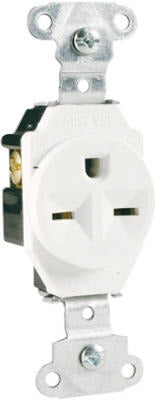 LEGRAND Pass Seymour 5651WCC8 Single Outlet 15A 250V Nema 6-15R