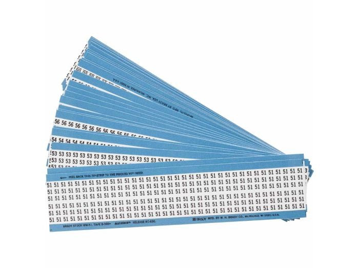 BRADY Brady CPCWM-51-75 Wire Marker 1.5in H (900 Pack)