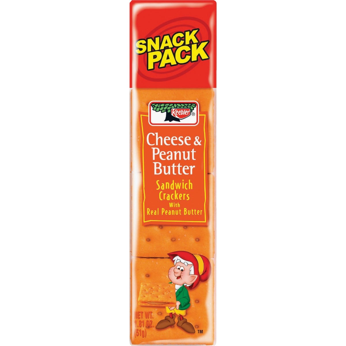 BELL & GOSSETT Keebler 20103 Cheese Peanut Butter Crackers 1.8 Oz