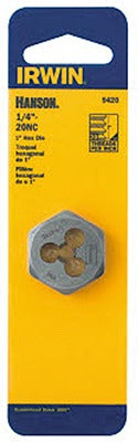 IRWIN Irwin Industrial Tool Co 9420ZR Hex Die 1/4-20 Nc