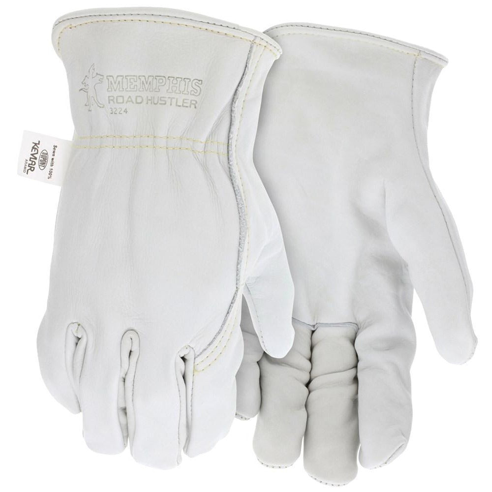 MCR SAFETY Mcr Safety 3224M Cowhide Leather Gloves Medium