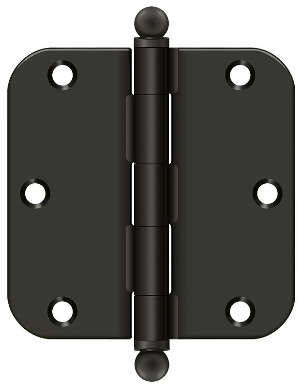 DELTANA Deltana S35R510B-BT Radius Hinge Ball Tips Oil Rubbed Bronze