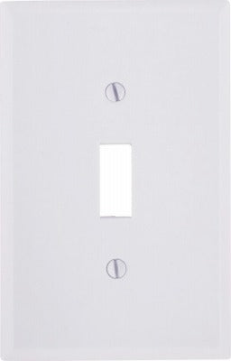 LEVITON Leviton Mfg Co 021-80501-00W Midway Toggle Wall Plate