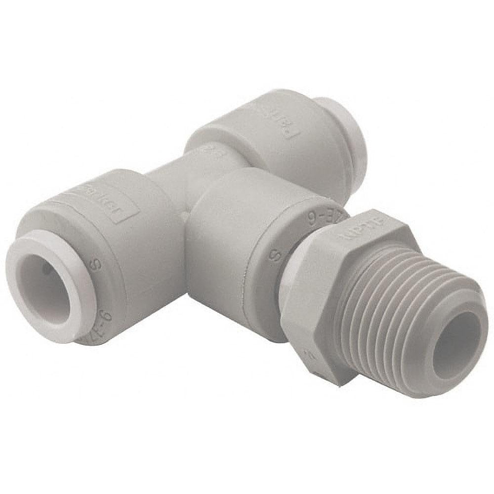 PARKER Parker PP6MTS6 Male Swivel Branch Tee 3/8 in Od Fitting