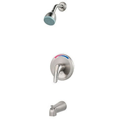 Pfister LG89-030K Pfirst Series One Handle Single Function Bathtub & Shower Faucet in Brushed Nickel (Trim Only)