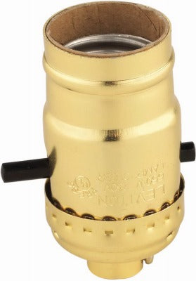 LEVITON Leviton Mfg Co 053-06098-0PG Push-thru Lamp Socket 660W 250V