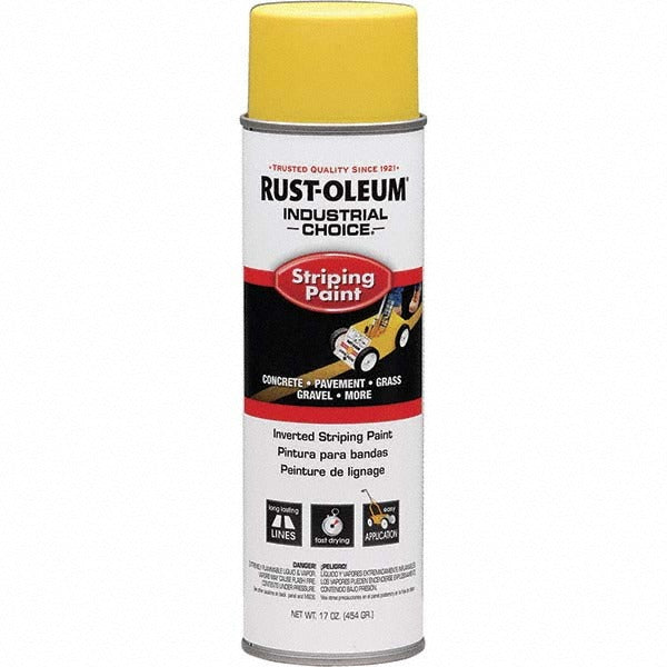 RUST-OLEUM Rust-oleum 1648838V Yellow Striping Paint 18 Oz