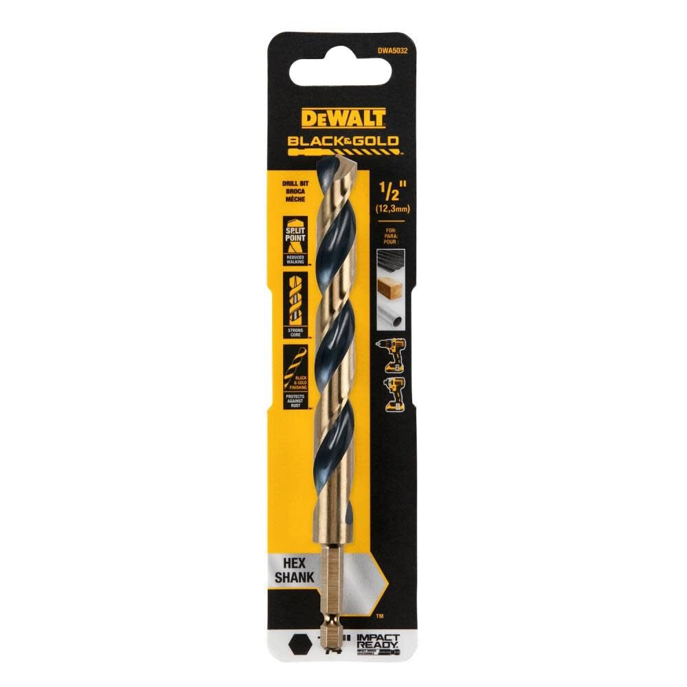 DEWALT Dewalt Accessories DWA5032 Drill Bit 1/2 Inch 3 Pack